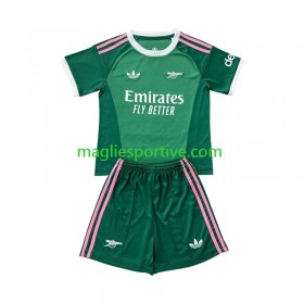 Completo Calcio Arsenal Portiere Bambino Divisa Terza 2026-2027
